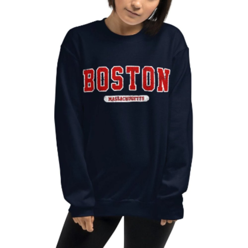 Boston Massachusetts College Sweatshirt, Boston college sweatshirt